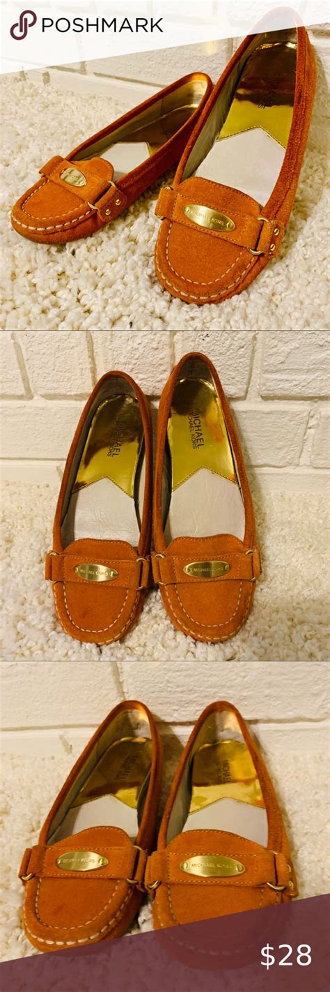 michael kors moccasin orange|michael kors moccasin flats sale.